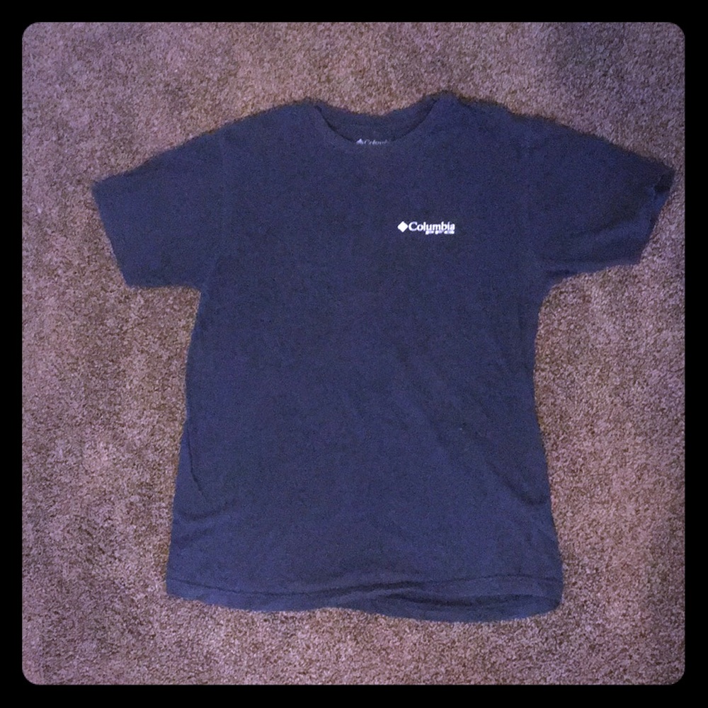 Medium navy blue Columbia PFG shirt